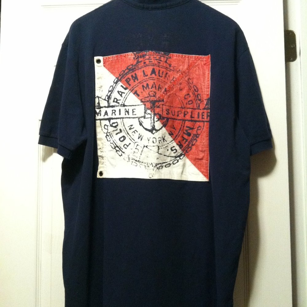 POLO RALPH LAUREN MENS 100%COTTON POLO SHIRT SIZE: L